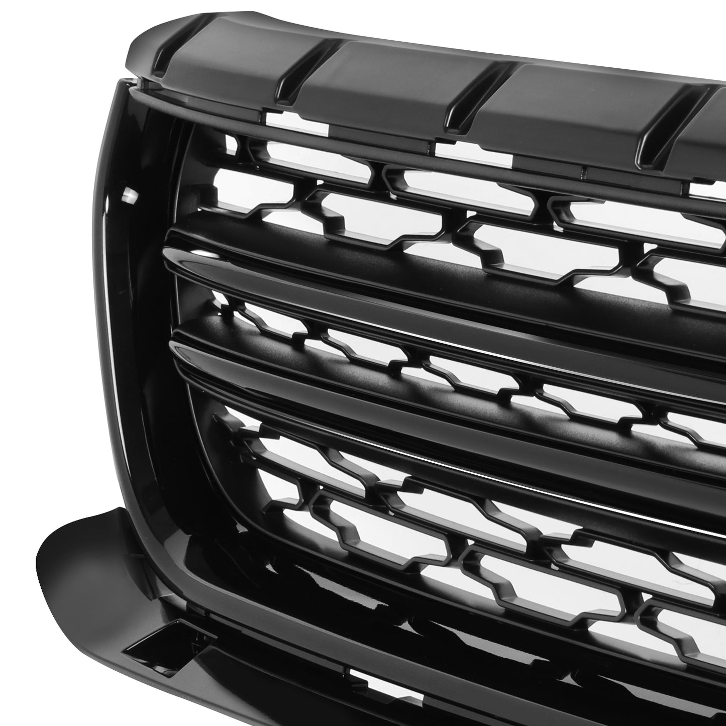 PARRILLA GRILLE - DG CHARGR 15-17/18-22/ GRILLE ASS'Y 15-22/ MAT-BLACK W/PAINTED BLACK MLDG/ (W/O HOOD SCOOP)