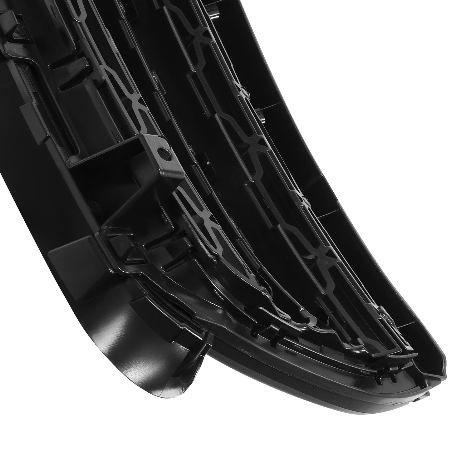 PARRILLA GRILLE - DG CHARGR 15-17/18-22/ GRILLE ASS'Y 15-22/ MAT-BLACK W/PAINTED BLACK MLDG/ (W/O HOOD SCOOP)