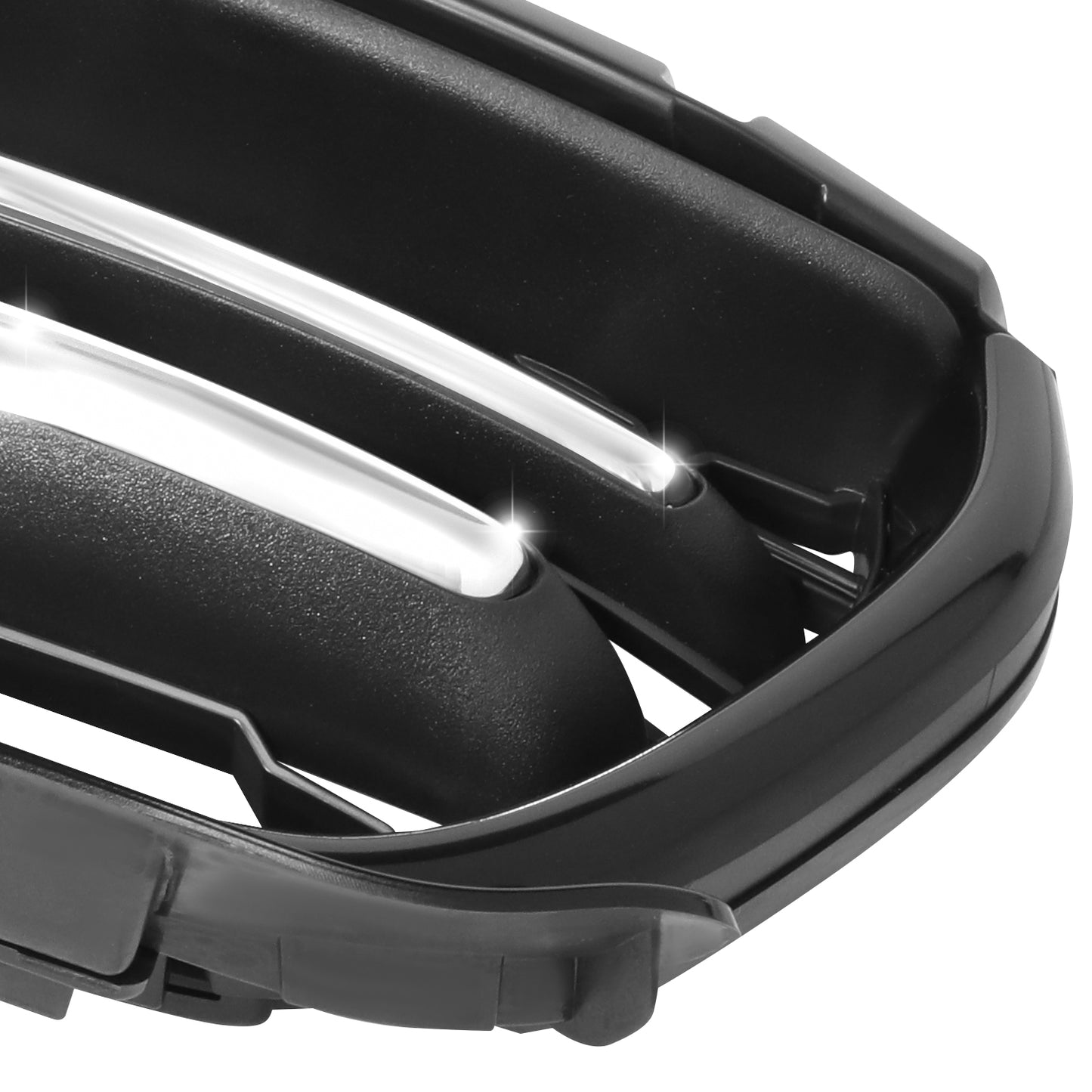 PARRILLA GRILLE - DG CHARGR 15-17/18-22/ GRILLE ASS'Y 15-22/ MAT-BLACK W/CHROME MOULDING/ (W/O HOOD SCOOP)