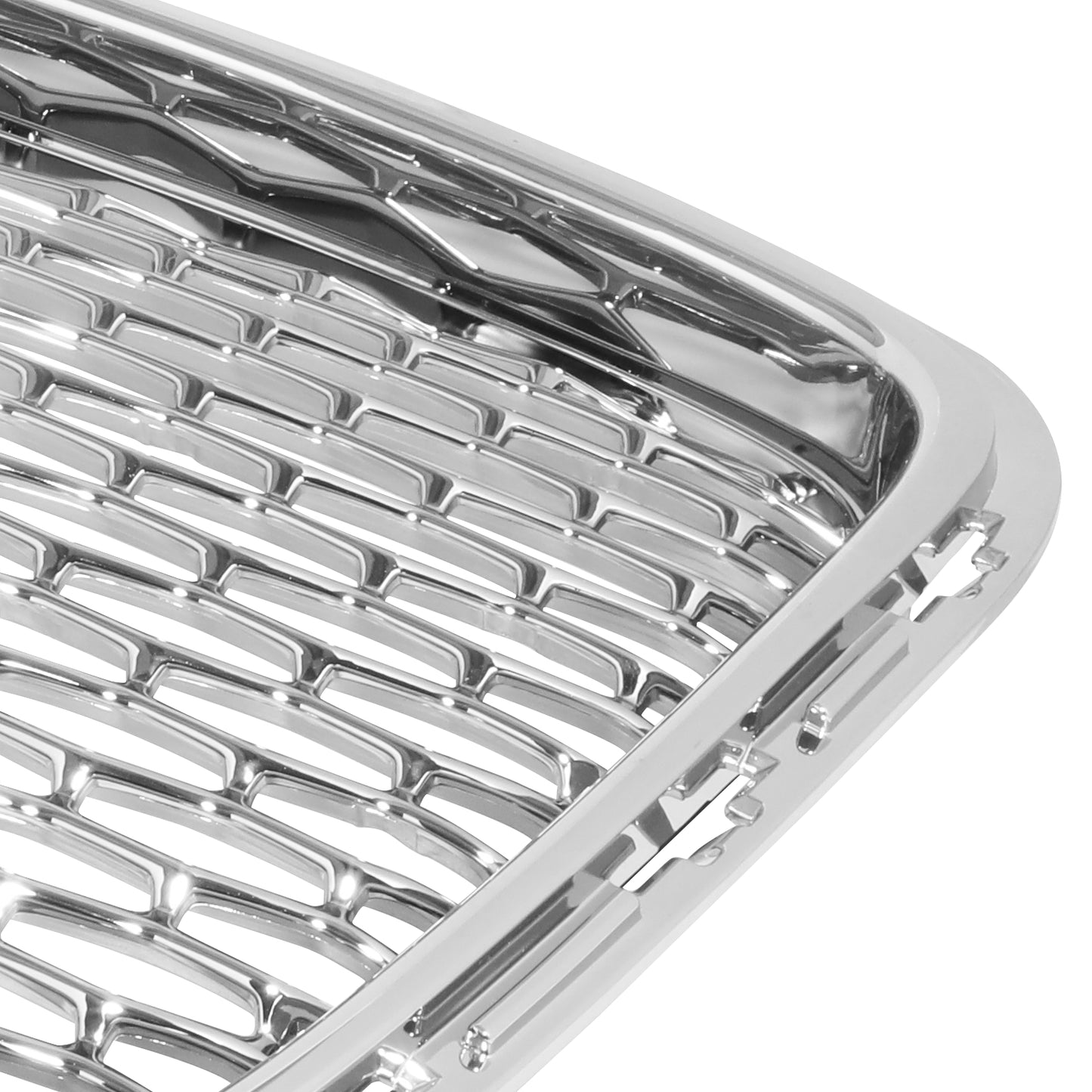 PARRILLA GRILLE - CR 300C 11-14/15-22/ GRILLE ASS'Y 15-22/ CHROME/BLACK/ W/CHROME FRAME/ (PLATINUM ACCENT)