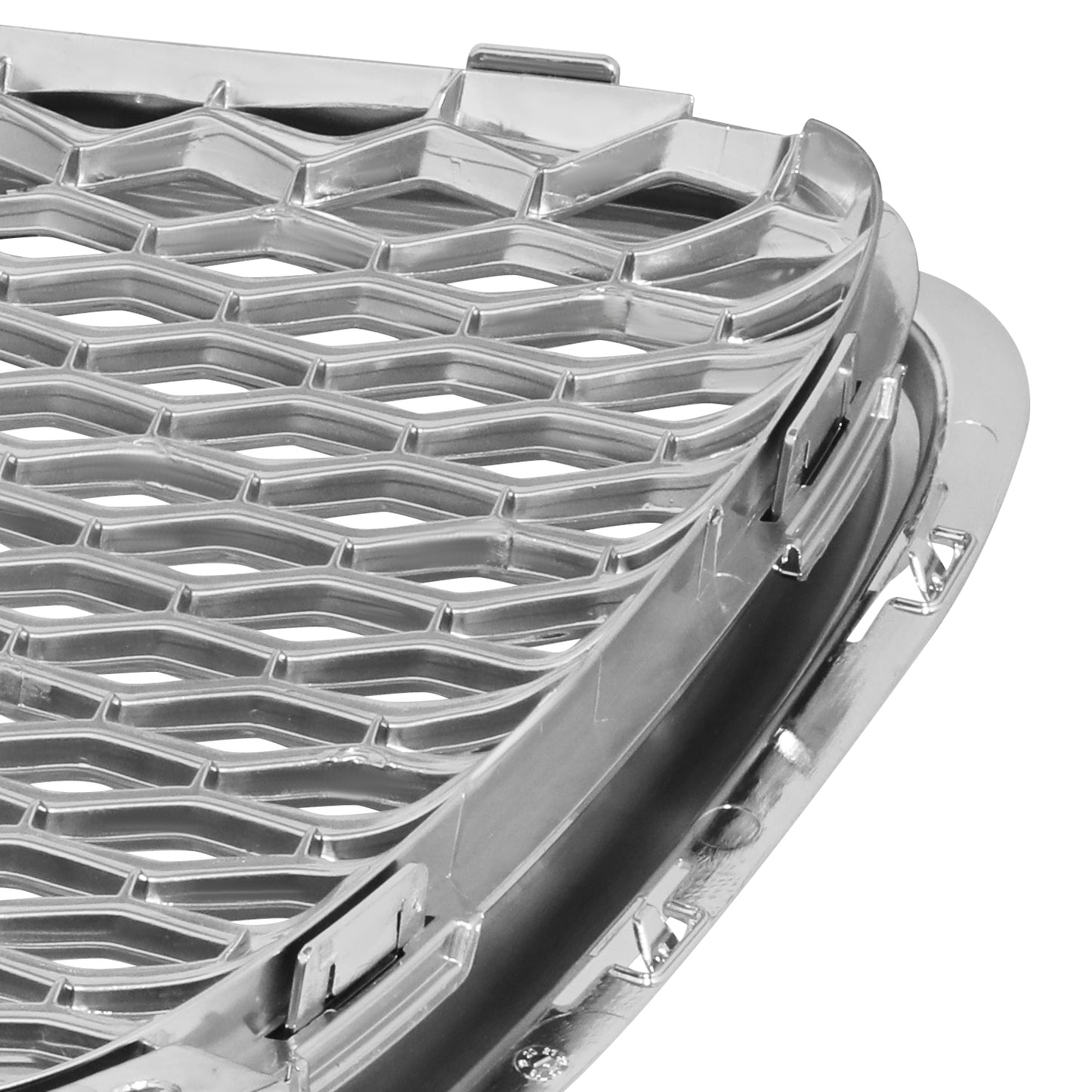 PARRILLA GRILLE - CR 300C 11-14/15-22/ GRILLE ASS'Y 15-22/ CHROME/BLACK/ W/CHROME FRAME/ (PLATINUM ACCENT)