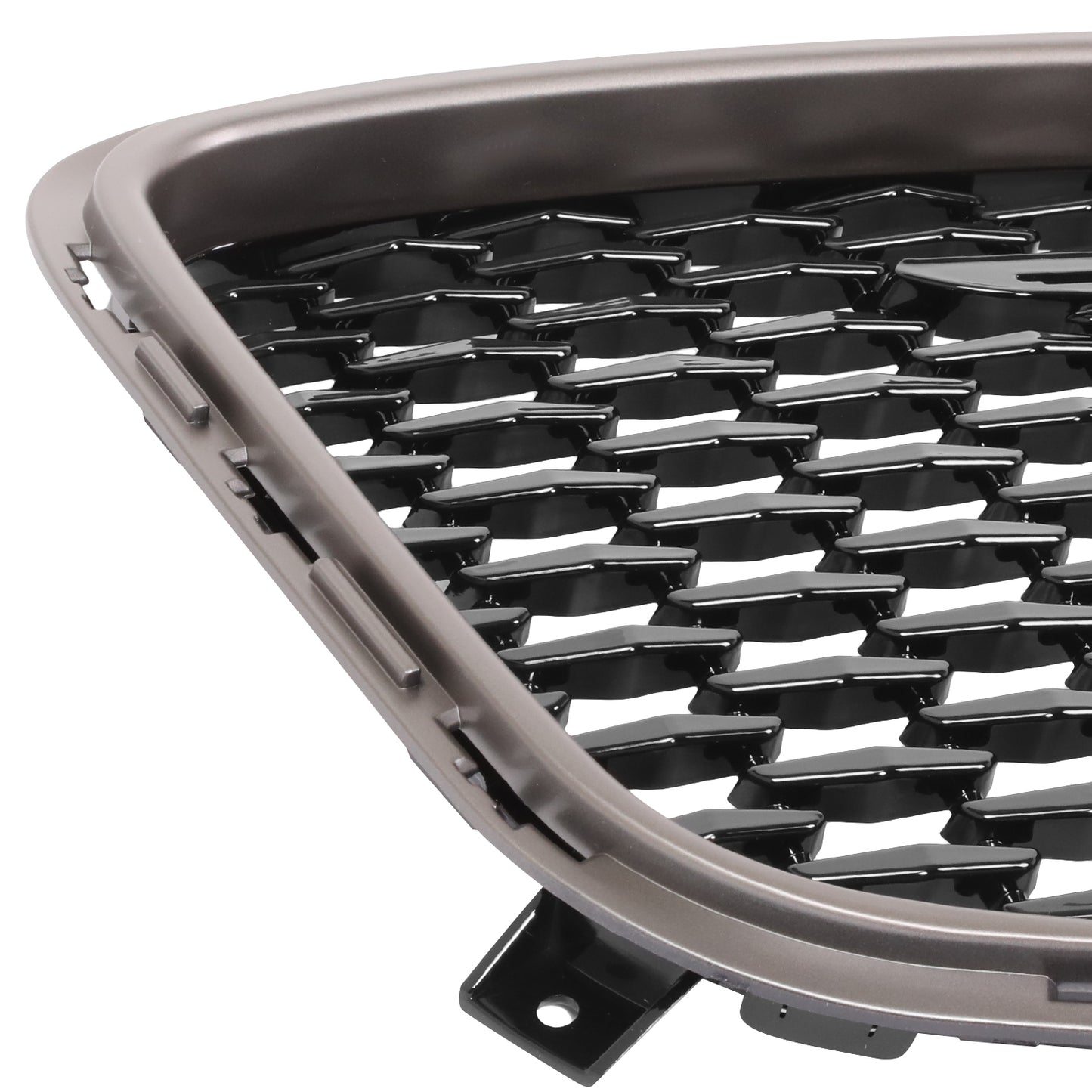 PARRILLA GRILLE - CR 300C 11-14/15-22/ GRILLE ASS'Y 15-22/ SILVER GRAY/ GLOSS BLACK (ALLOY)//PARTS.NO,CH1200397//OEM NO,6DF46DX8AB