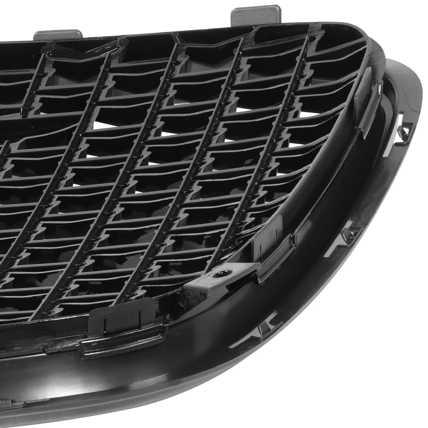 PARRILLA GRILLE - CR 300C 11-14/15-22/ GRILLE ASS'Y 15-22/ SILVER GRAY/ GLOSS BLACK (ALLOY)//PARTS.NO,CH1200397//OEM NO,6DF46DX8AB