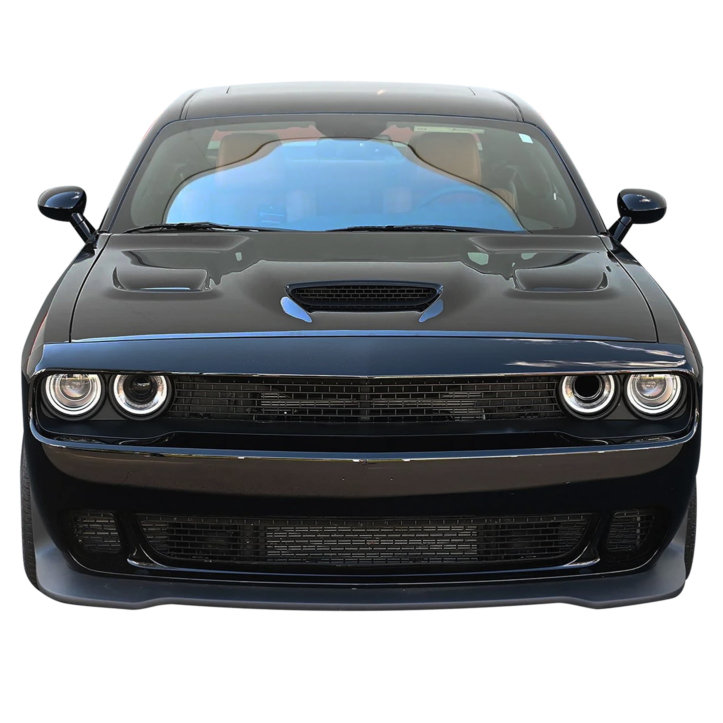 PARRILLA GRILLE - DG CHALGER 08-14/15-22/ GRILLE ASS'Y 15-21/ MAT-BLACK W/SILVER TRIM/ (SRT HELLCAT)//PARTS.NO,CH1200399//OEM NO,6PB51RXFAA