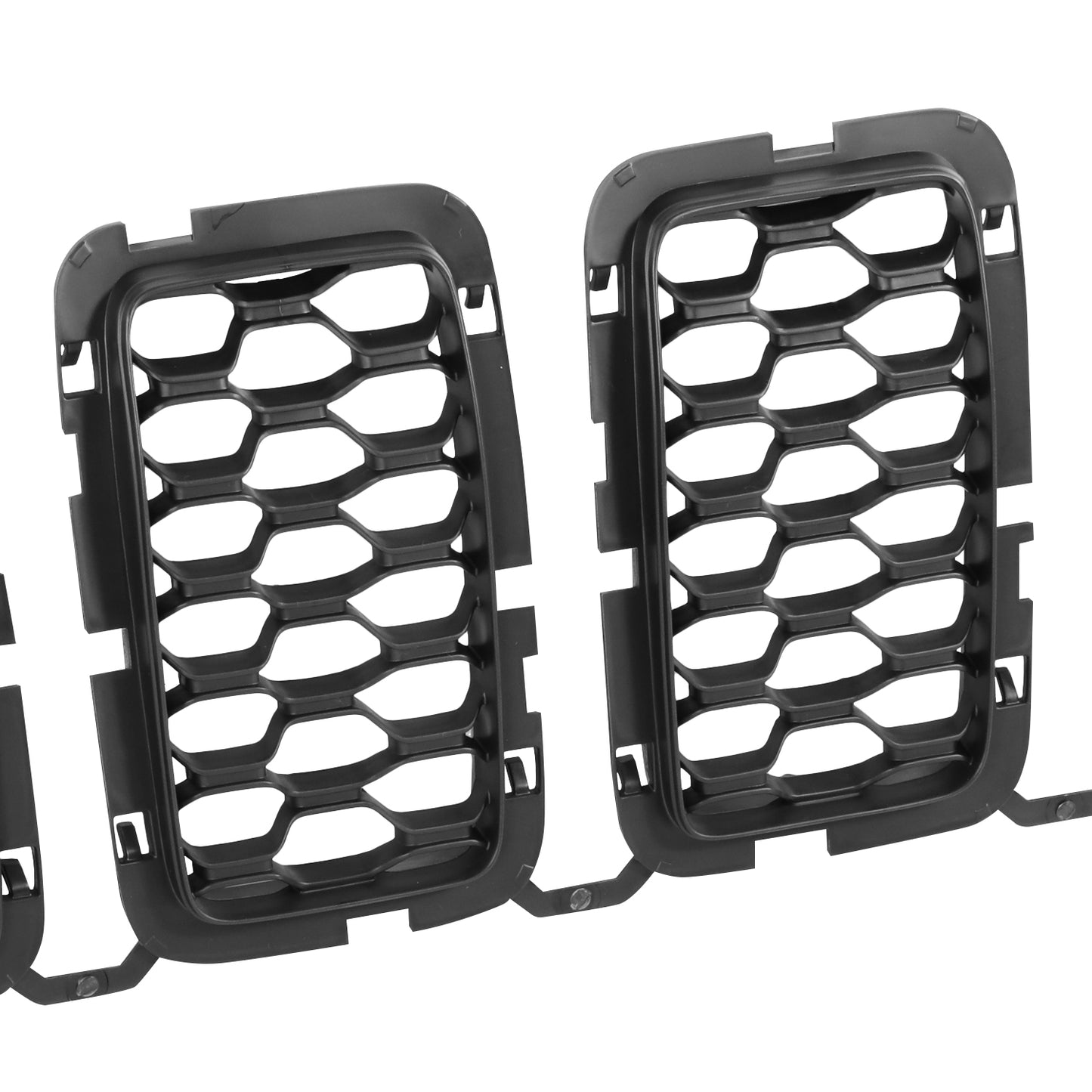PARRILLA GRILLE - JP GRAND CHRKEE 14-16/17-21/ GRILLE ASS'Y 17-20/ INNER GRILLE SET/ W/TEXTURED BLACK/ (LIMITED/LAREDO)/(1SET=7PC)//PARTS.NO,CH1201111//OEM NO,68317863AA