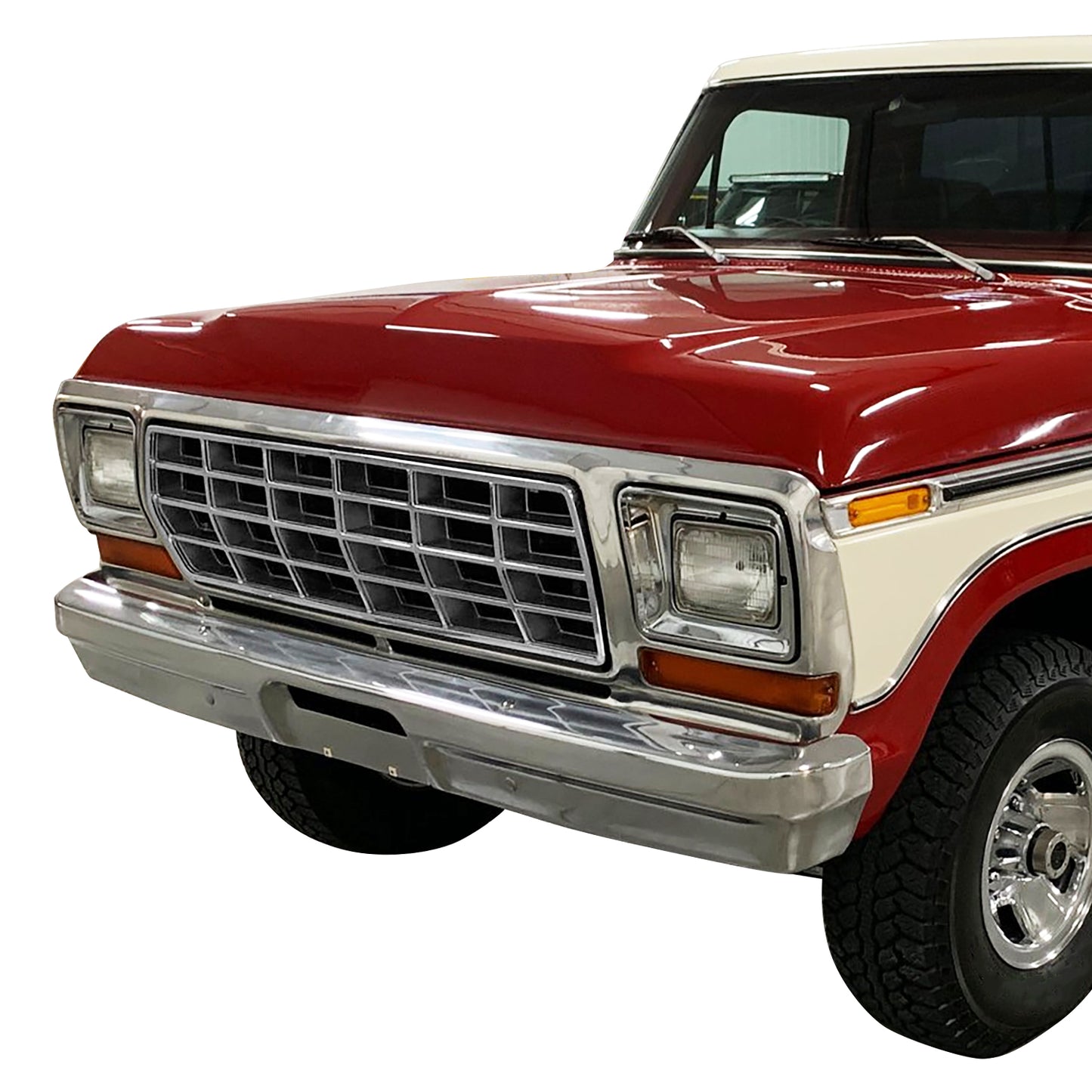 PARRILLA GRILLE - FD F150 P/U 64-66/67-72/73-79/ GRILLE ASS'Y 78-79/ CHROME/ARGENT//PARTS.NO,FO1200111//OEM NO,D8TZ8150C