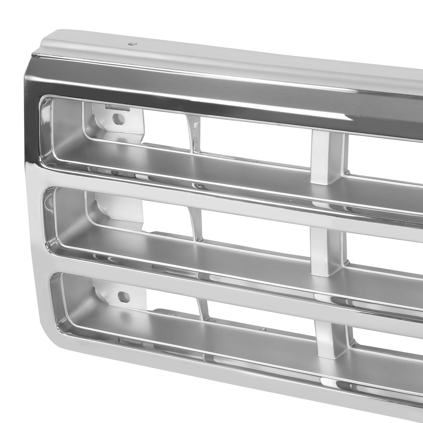 PARRILLA GRILLE - FD F150 P/U '87-'91/ GRILLE ASS'Y 87-88/ CHROME/ARGENT/ (W/O PLATE)//PARTS.NO,FO1200129//OEM NO,E7TZ8200B