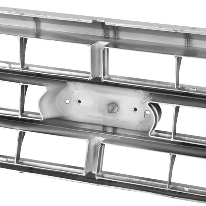 PARRILLA GRILLE - FD F150 P/U '87-'91/ GRILLE ASS'Y 87-91/ CHROME/DARK ARGENT/ (W/O PLATE)//PARTS.NO,FO1200141//OEM NO,E9TZ8200A