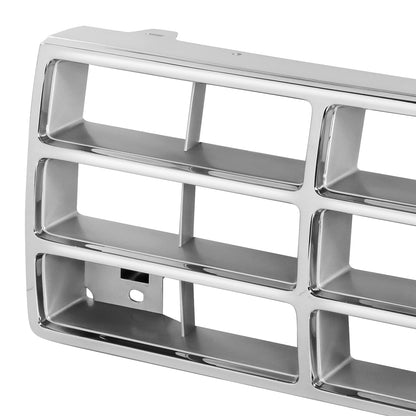 PARRILLA GRILLE - FD RANGR/BRONCO II '89-'92/ GRILLE ASS'Y/ CHROME/SILVER/ (W/O GT)//PARTS.NO,FO1200150//OEM NO,FOTZ8200D