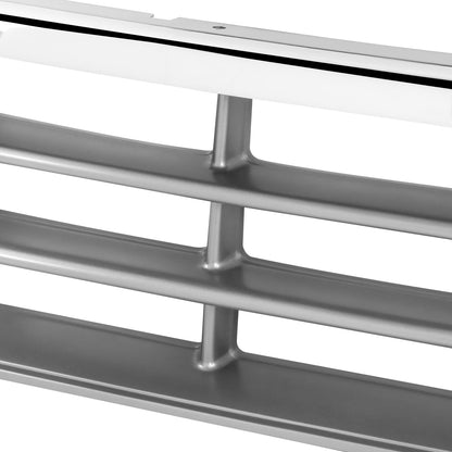 PARRILLA GRILLE - FD ECNOLNE VAN '92-'96/'97-'07/ GRILLE ASS'Y 92-96/ MAT-GRAY W/CHROME MLDG//PARTS.NO,FO1200180//OEM NO,F2UZ8200A