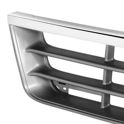 PARRILLA GRILLE - FD ECNOLNE VAN '92-'96/'97-'07/ GRILLE ASS'Y 92-96/ MAT-GRAY W/CHROME MLDG//PARTS.NO,FO1200180//OEM NO,F2UZ8200A