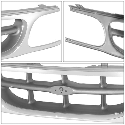PARRILLA GRILLE - FD EXP '95-'01/EXP SPORT 01-03/ GRILLE ASS'Y/ CHROME/SILVER/ (CENTER SECTION ONLY)//PARTS.NO,FO1200316//OEM NO,F87Z8200NAB