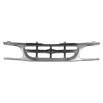 PARRILLA GRILLE - FD EXP '95-'01/EXP SPORT 01-03/ GRILLE ASS'Y/ CHROME/SILVER/ (CENTER SECTION ONLY)//PARTS.NO,FO1200316//OEM NO,F87Z8200NAB