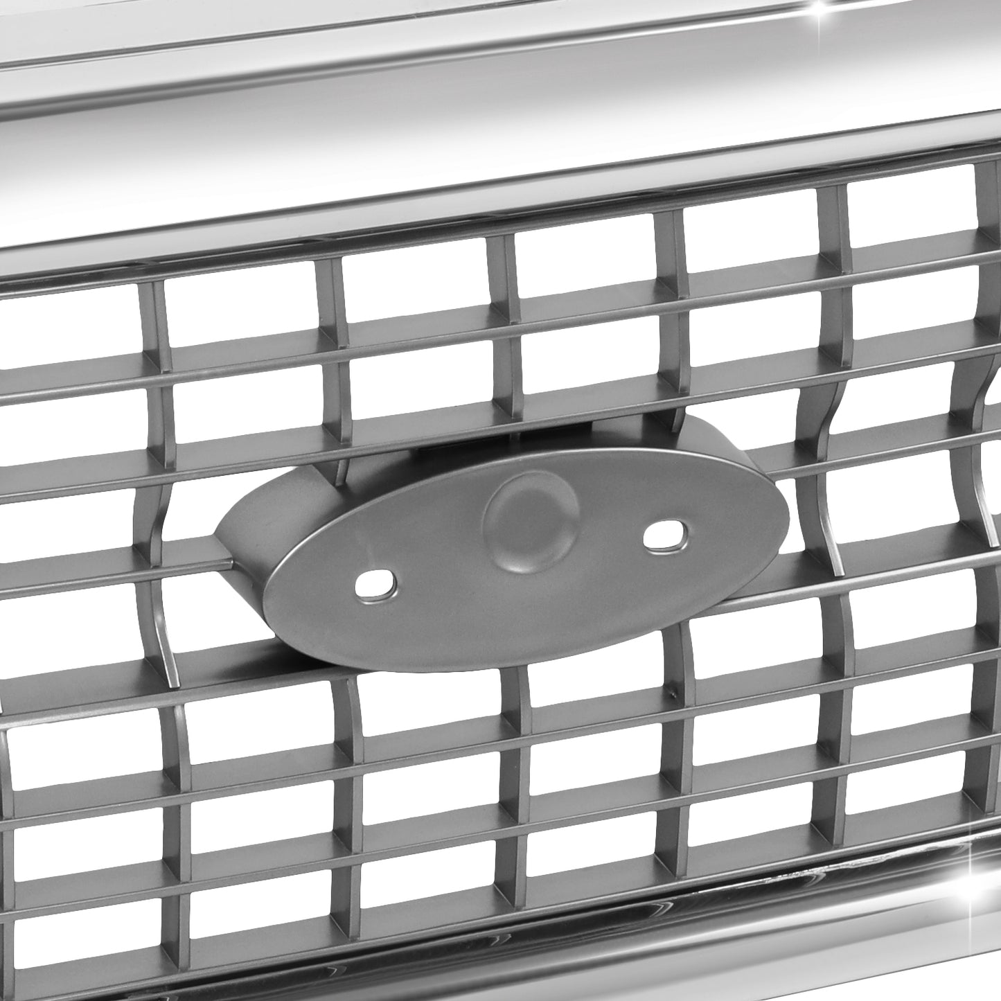 PARRILLA GRILLE - FD EXPDTION '97-'02/'03-'06/ GRILLE ASS'Y 97-98/ CHROME/SILVER/BLACK/ (XLT) (2WD)//PARTS.NO,FO1200330//OEM NO,F85Z8200EAA