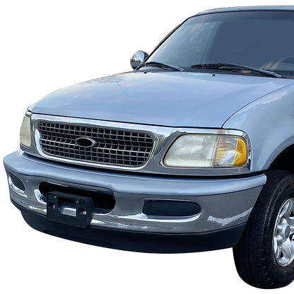 PARRILLA GRILLE - FD EXPDTION '97-'02/'03-'06/ GRILLE ASS'Y 97-98/ CHROME/SILVER/BLACK/ (XLT) (2WD)//PARTS.NO,FO1200330//OEM NO,F85Z8200EAA