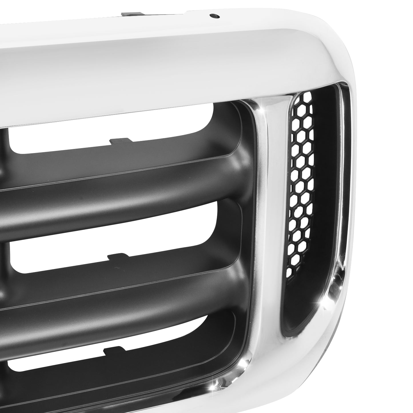 PARRILLA GRILLE - FD F350 '99-'04/EXCSON '00-'05/ GRILLE ASS'Y 99-04/ GRAY W/CHROME FRAME/ W/O KING RANCH//PARTS.NO,FO1200359//OEM NO,1C3Z8200BAA
