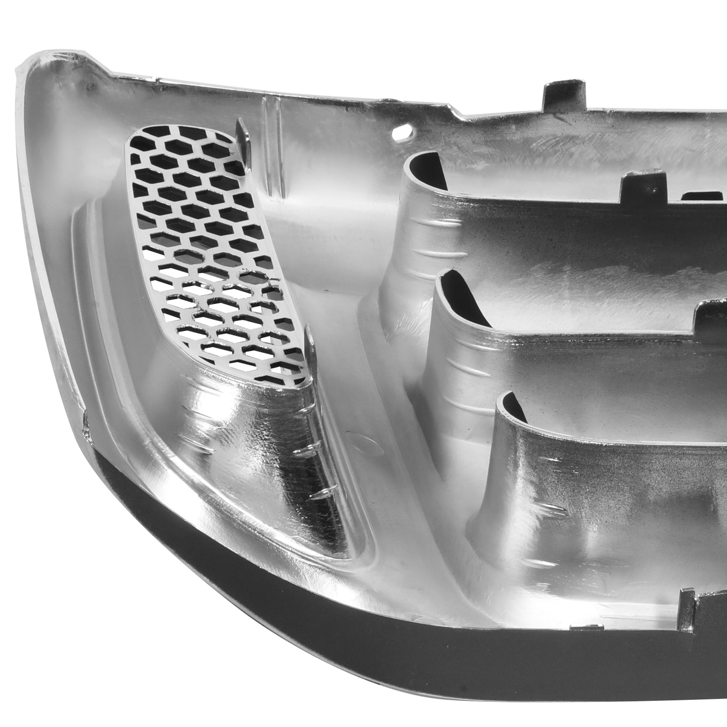 PARRILLA GRILLE - FD F350 '99-'04/EXCSON '00-'05/ GRILLE ASS'Y 99-04/ GRAY W/CHROME FRAME/ W/O KING RANCH//PARTS.NO,FO1200359//OEM NO,1C3Z8200BAA