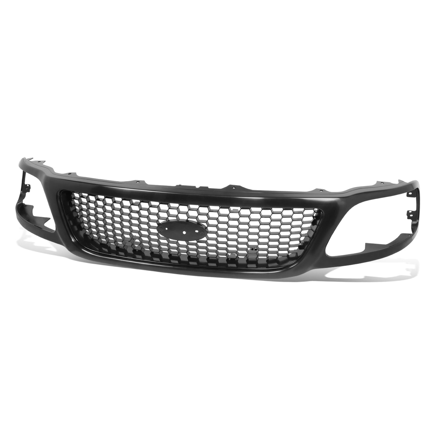 PARRILLA GRILLE - FD F150 P/U '97-'03/ GRILLE ASS'Y 99-03/ MAT-BLACK/ W/BLACK FRAME (PTM)/ (W/HONEYCOMB TYPE) (W/O STX)/FO1200370=FO1200381//PARTS.NO,FO1200370//OEM NO,3L3Z8200BA