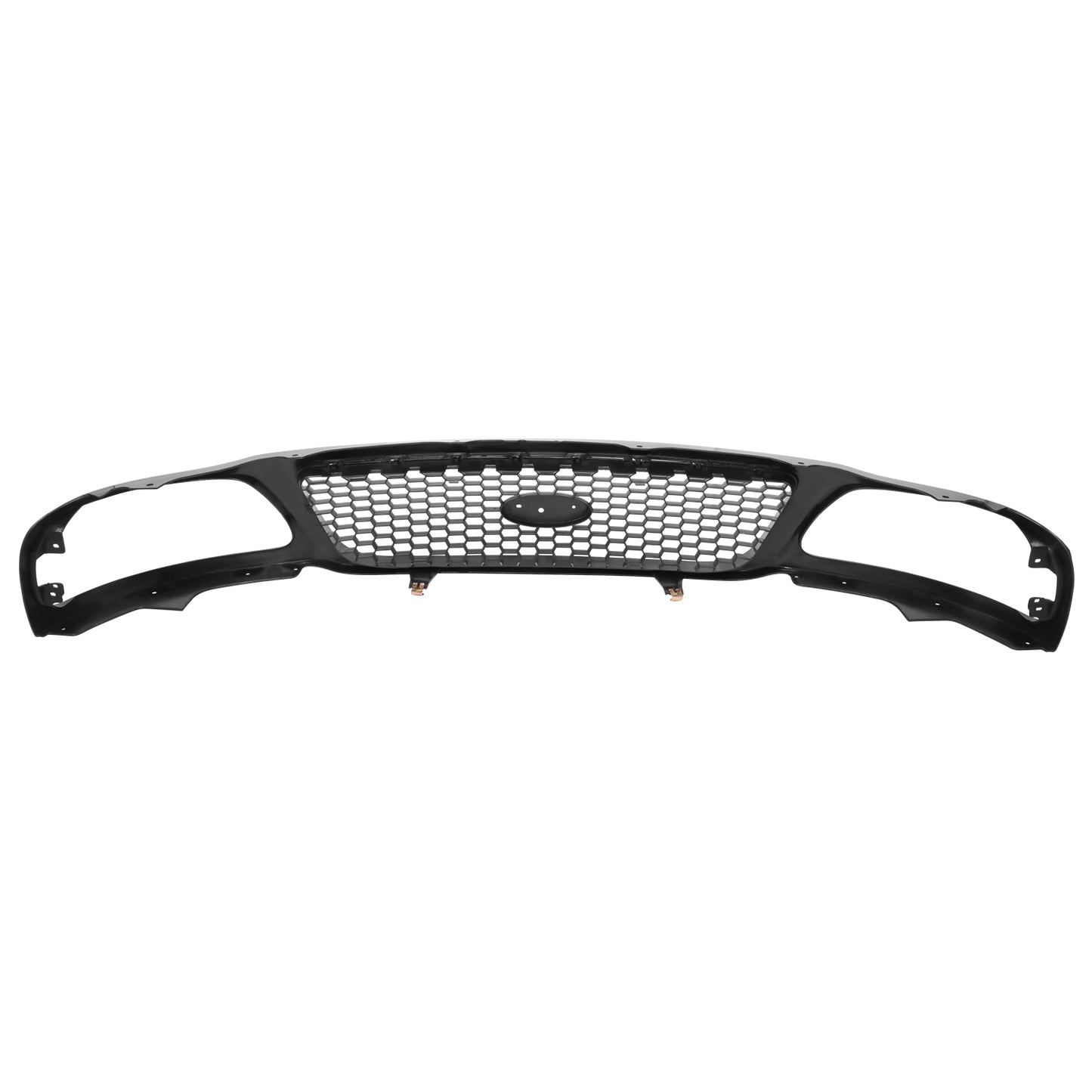 PARRILLA GRILLE - FD F150 P/U '97-'03/ GRILLE ASS'Y 99-03/ MAT-BLACK/ W/BLACK FRAME (PTM)/ (W/HONEYCOMB TYPE) (W/O STX)/FO1200370=FO1200381//PARTS.NO,FO1200370//OEM NO,3L3Z8200BA