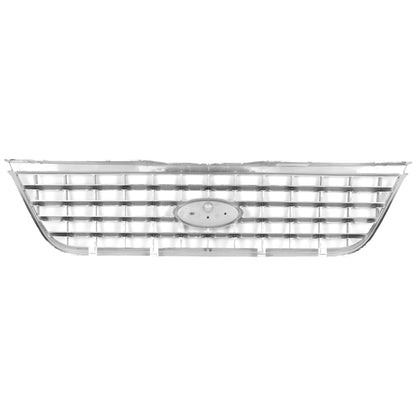 PARRILLA GRILLE - FD EXPLER '02-'05/ GRILLE ASS'Y/ CHROME/SILVER/ (LIMITED/EDDIE BAUER)//PARTS.NO,FO1200397//OEM NO,1L2Z8200AAC