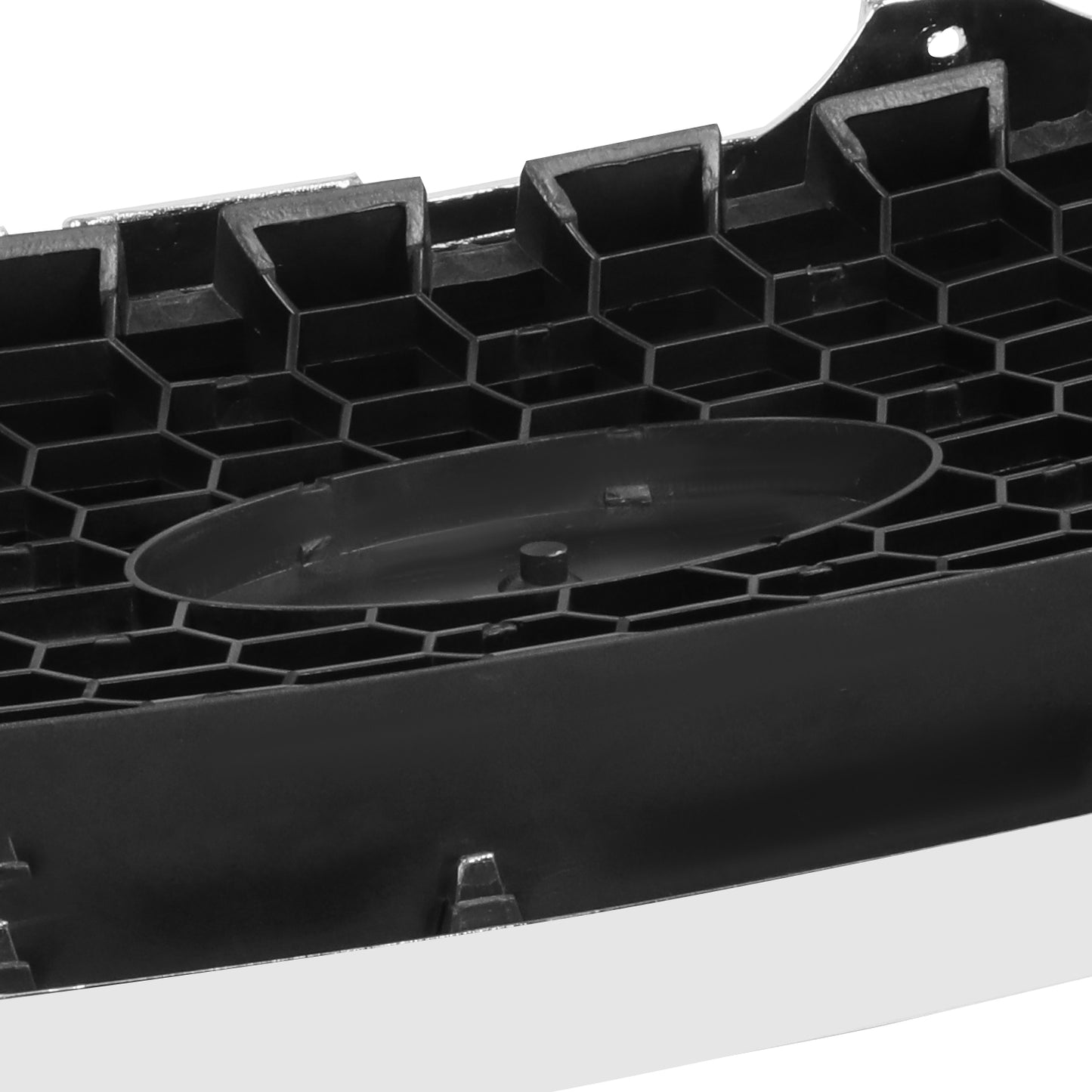 PARRILLA GRILLE - FD F150 P/U '97-'03/ GRILLE ASS'Y 99-03/ MAT-BLACK W/CHROME FRAME/ (W/HONEYCOMB)(W/O STX)//PARTS.NO,FO1200404//OEM NO,3L3Z8200BB