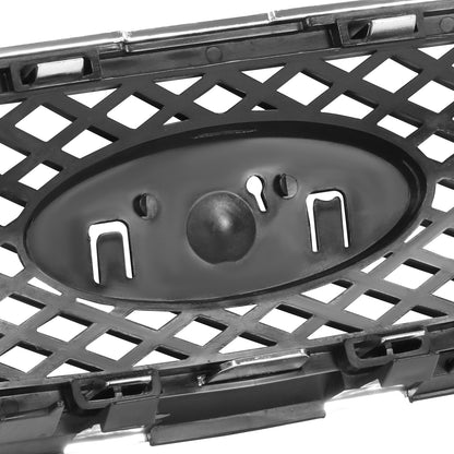 PARRILLA GRILLE - FD FOCS '05-'07(4DR)/ GRILLE ASS'Y/ MAT-BLACK/ W/CHROME FRAME//PARTS.NO,FO1200430//OEM NO,5S4Z8200AAA