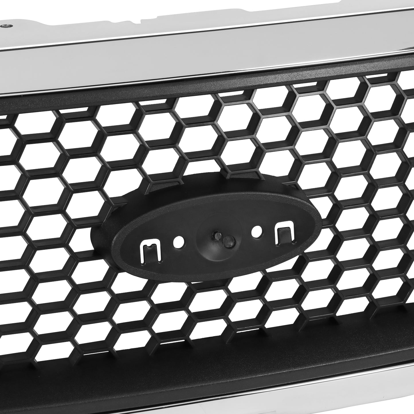 PARRILLA GRILLE - FD RANGR '98-'00/01-'03/04-05/ GRILLE ASS'Y 04-05/ CHROME/ARGENT (4WD)/ (W/HONEYCOMB INSERT)//PARTS.NO,FO1200453//OEM NO,4L5Z8200EAA