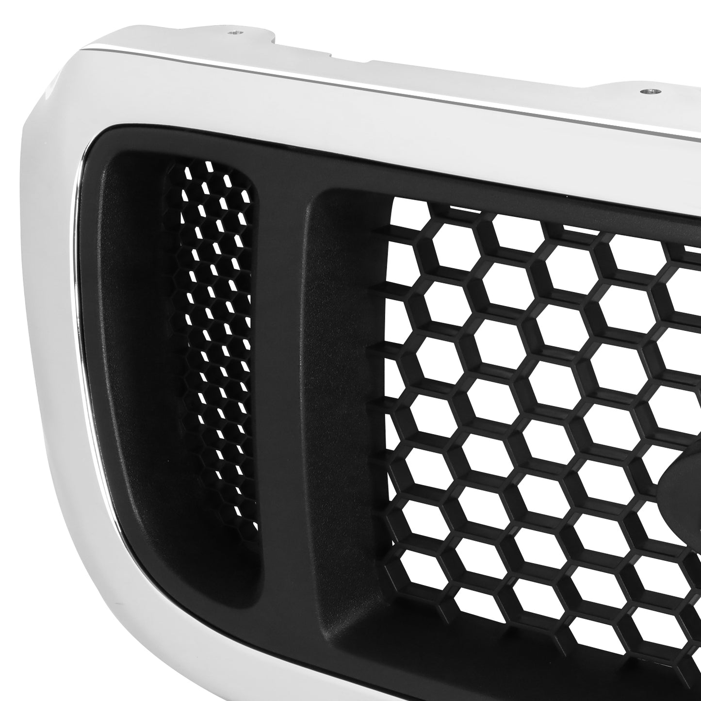 PARRILLA GRILLE - FD RANGR '98-'00/01-'03/04-05/ GRILLE ASS'Y 04-05/ CHROME/ARGENT (4WD)/ (W/HONEYCOMB INSERT)//PARTS.NO,FO1200453//OEM NO,4L5Z8200EAA
