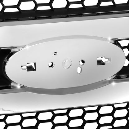 PARRILLA GRILLE - FD F350 P/U '05-'07(SUPR DUTY)/ GRILLE ASS'Y/ GRAY W/CHRM FRAME/ (SAME=EXCURSION)//PARTS.NO,FO1200456//OEM NO,5C3Z8200BAA