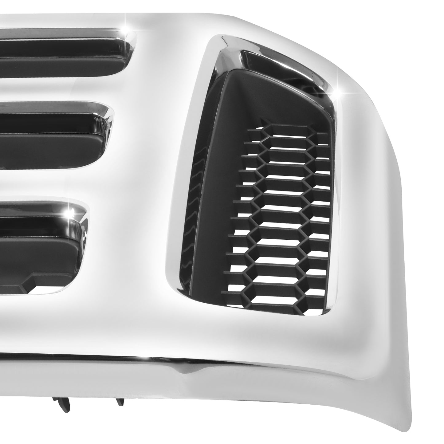 PARRILLA GRILLE - FD F350 P/U '05-'07(SUPR DUTY)/ GRILLE ASS'Y/ GRAY W/CHRM FRAME/ (SAME=EXCURSION)//PARTS.NO,FO1200456//OEM NO,5C3Z8200BAA