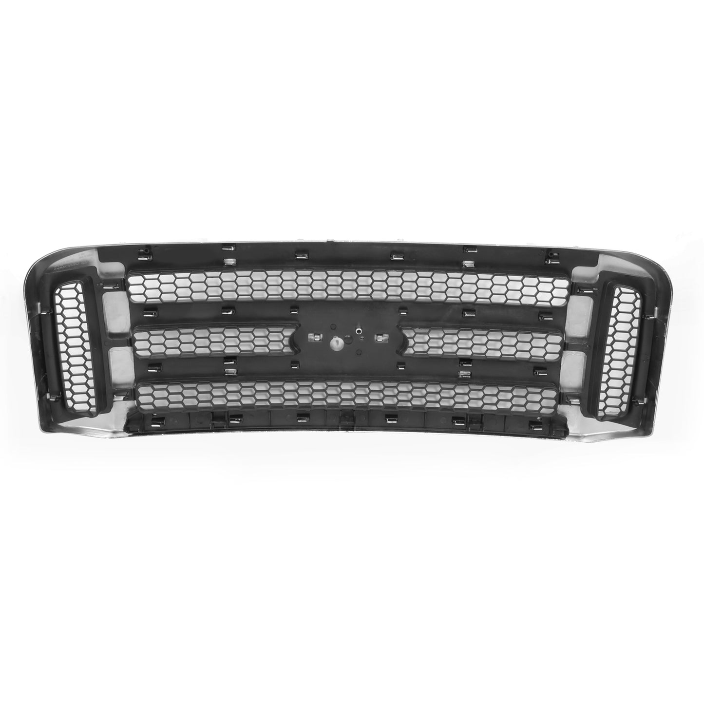PARRILLA GRILLE - FD F350 P/U '05-'07(SUPR DUTY)/ GRILLE ASS'Y/ GRAY W/CHRM FRAME/ (SAME=EXCURSION)//PARTS.NO,FO1200456//OEM NO,5C3Z8200BAA