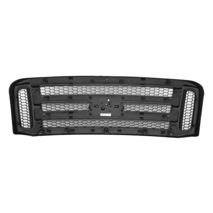 PARRILLA GRILLE - FD F350 P/U '05-'07(SUPR DUTY)/ GRILLE ASS'Y/ BLACK (XLT)//PARTS.NO,FO1200457//OEM NO,5C3Z8200CAD