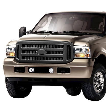 PARRILLA GRILLE - FD F350 P/U '05-'07(SUPR DUTY)/ GRILLE ASS'Y/ BLACK (XLT)//PARTS.NO,FO1200457//OEM NO,5C3Z8200CAD