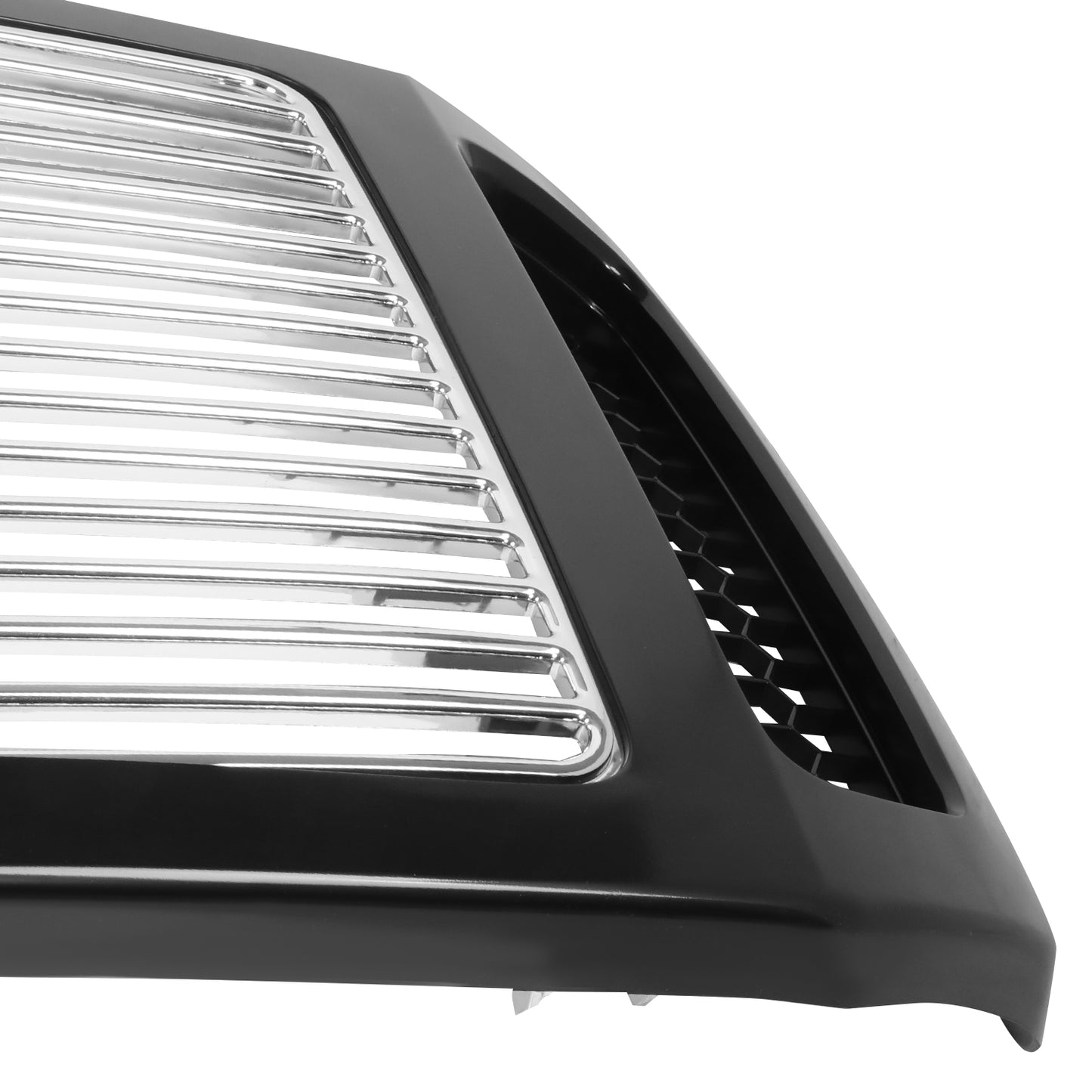 PARRILLA GRILLE - FD F350 P/U '05-'07(SUPR DUTY)/ GRILLE ASS'Y/ CHROME W/BLACK FRAME/ (DAVIDSON MODEL)//PARTS.NO,FO1200458//OEM NO,6C3Z8200DA