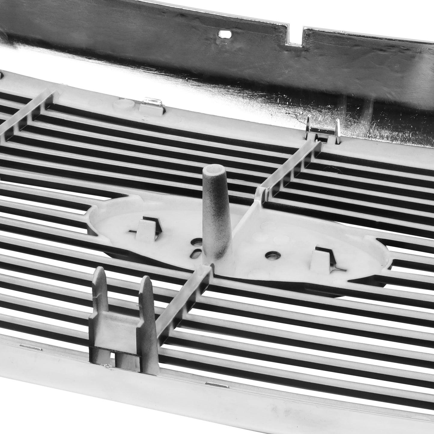 PARRILLA GRILLE - FD F350 P/U '05-'07(SUPR DUTY)/ GRILLE ASS'Y/ CHROME/BLACK W/BILLET//PARTS.NO,FO1200459//OEM NO,6C3Z8200AAA