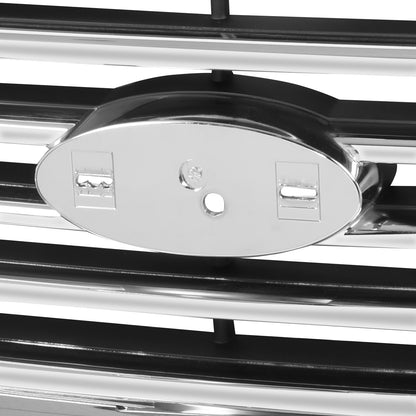 PARRILLA GRILLE - FD EXPLER '06-'08/'09-'10/ GRILLE ASS'Y 06-10/ CHROME/PAINTED BLACK/ (XLT/LIMITED)/ (W/O IRON MAN PKG)//PARTS.NO,FO1200476//OEM NO,8L2Z8200DA