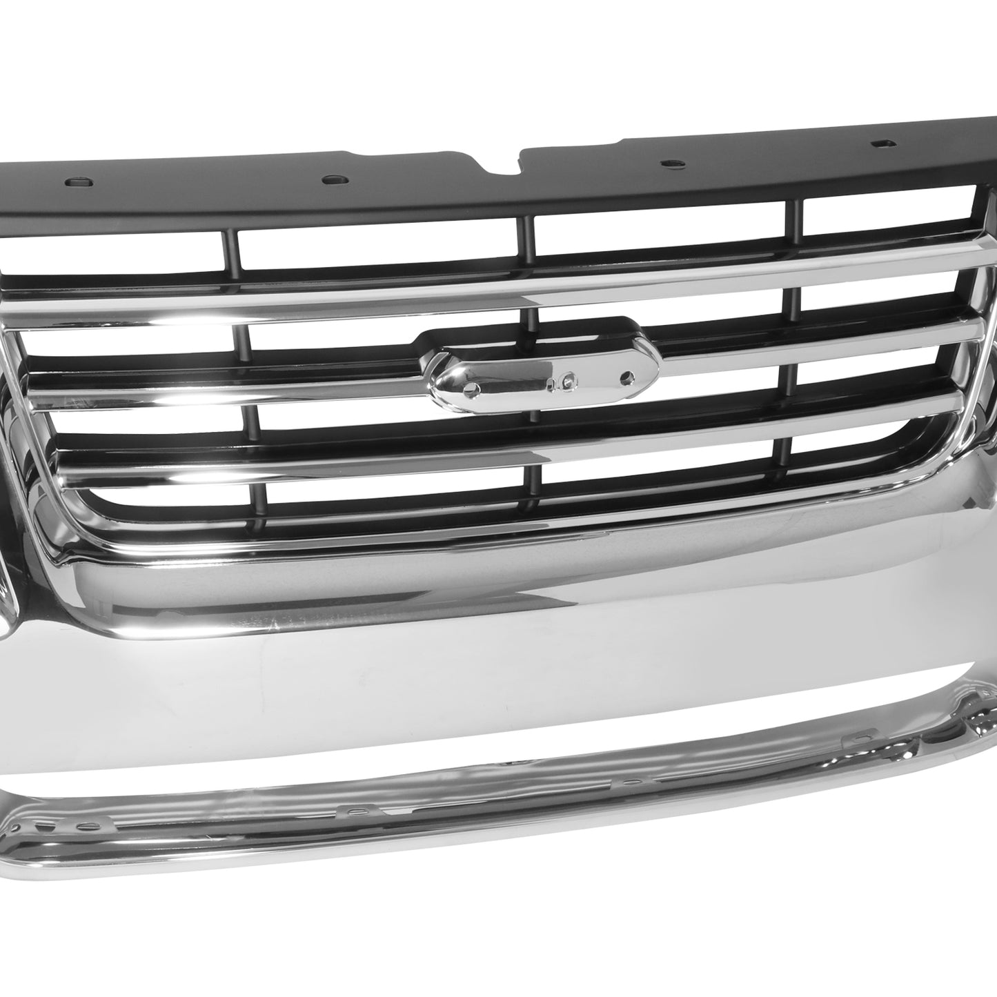 PARRILLA GRILLE - FD EXPLER '06-'08/'09-'10/ GRILLE ASS'Y 06-10/ CHROME/PAINTED BLACK/ (EDDIE BAUER)/ W/IRON MAN PKG//PARTS.NO,FO1200477//OEM NO,8L2Z8200CA