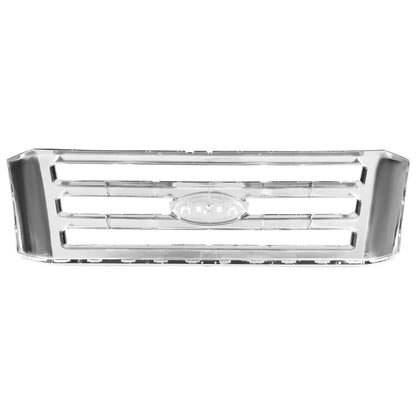 PARRILLA GRILLE - FD EXPDTION '07-'14/'15-'17/ GRILLE ASS'Y 07-'09/ CHROME (XLT/EDDIE BAUER)//PARTS.NO,FO1200494//OEM NO,7L1Z8200BA