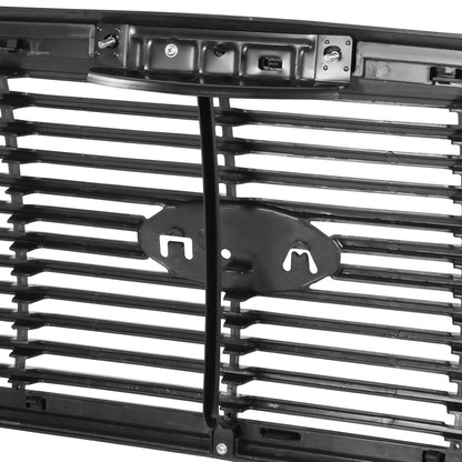 PARRILLA GRILLE - FD F150 P/U '04-'08/ GRILLE ASS'Y 07-08/ MAT-BLACK W/BLACK FRAME/ (FX2)(BAR TYPE)//PARTS.NO,FO1200501//OEM NO,7L3Z8200CPTM