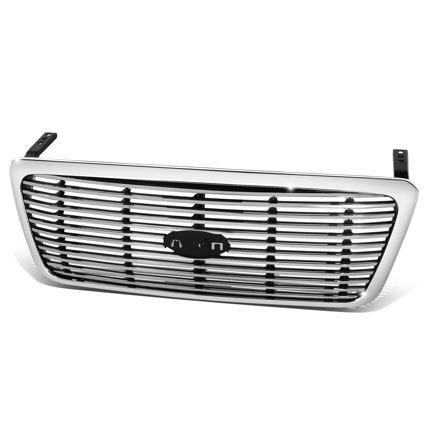 PARRILLA GRILLE - FD F150 P/U '04-'08/ GRILLE ASS'Y 07-08/ CHROME/BLACK W/CHROME FRAME/ (LARIAT/LIMITED )(BAR TYPE)//PARTS.NO,FO1200502//OEM NO,7L3Z8200BA