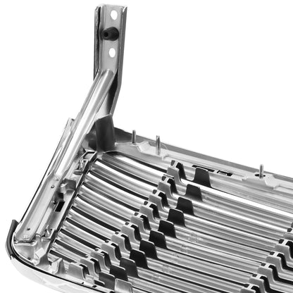 PARRILLA GRILLE - FD F150 P/U '04-'08/ GRILLE ASS'Y 07-08/ CHROME/BLACK W/CHROME FRAME/ (LARIAT/LIMITED )(BAR TYPE)//PARTS.NO,FO1200502//OEM NO,7L3Z8200BA