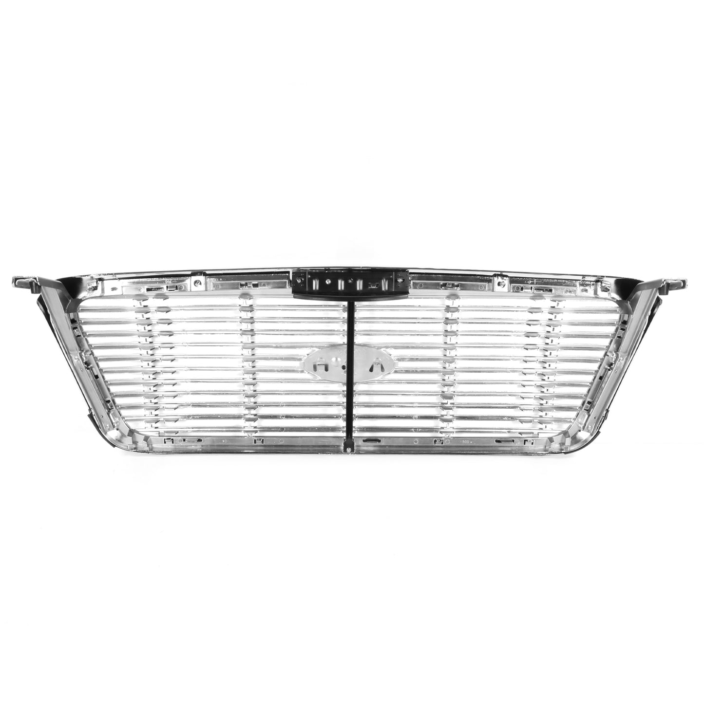 PARRILLA GRILLE - FD F150 P/U '04-'08/ GRILLE ASS'Y 07-08/ CHROME/BLACK W/CHROME FRAME/ (LARIAT/LIMITED )(BAR TYPE)//PARTS.NO,FO1200502//OEM NO,7L3Z8200BA