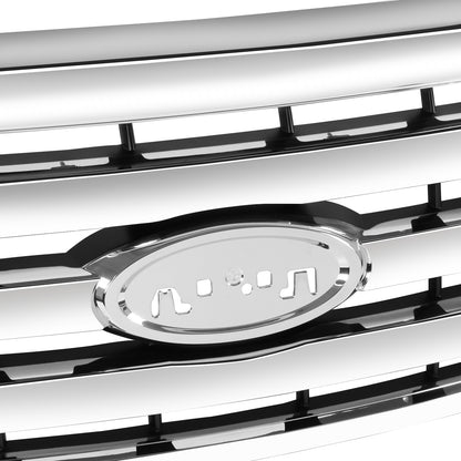 PARRILLA GRILLE - FD F150 P/U '09-'14/ GRILLE ASS'Y/ CHRM/BLK (XLT)//PARTS.NO,FO1200511//OEM NO,9L3Z8200D