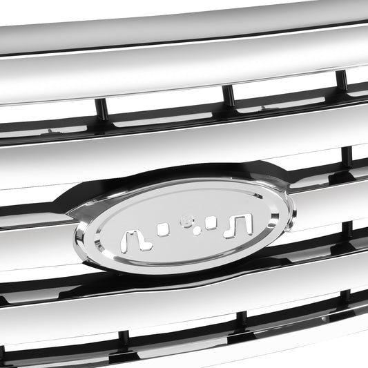 PARRILLA GRILLE - FD F150 P/U '09-'14/ GRILLE ASS'Y/ CHRM/BLK (XLT)//PARTS.NO,FO1200511//OEM NO,9L3Z8200D