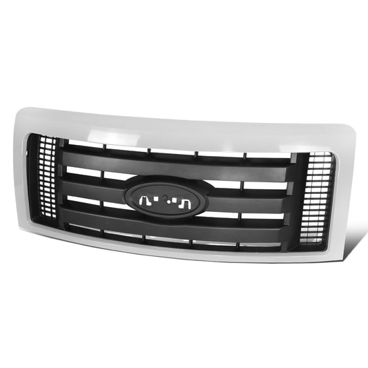 PARRILLA GRILLE - FD F150 P/U '09-'14/ GRILLE ASS'Y/ BLK W/GRAY FRAME//PARTS.NO,FO1200512//OEM NO,9L3Z8200BPTM