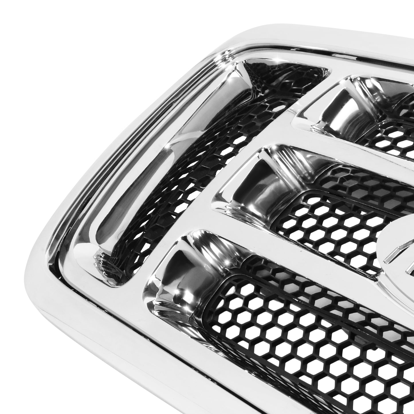 PARRILLA GRILLE - FD F150 P/U '04-'08/ GRILLE ASS'Y 07-08/ CHROME (XLT)/ (HONEYCOMB DESIGN)