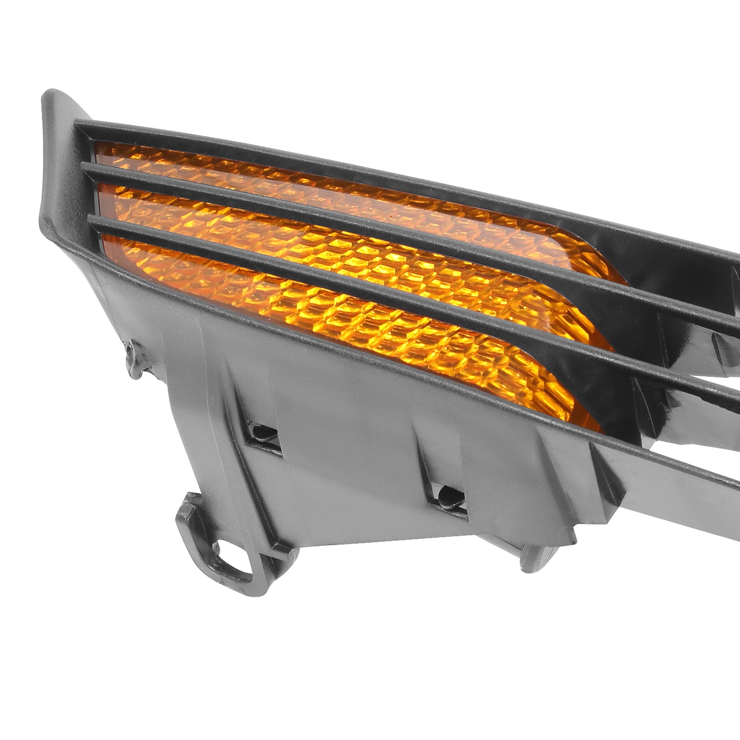 PARRILLA GRILLE - FD FOCS '00-'04/ GRILLE ASS'Y/ MAT-BLACK W/AMBER LIGHT//PARTS.NO,FO2560102//OEM NO,YS4Z13200BA