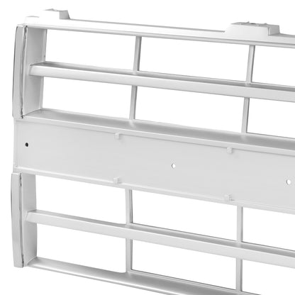 PARRILLA GRILLE - CV C10/GMC JMY/SUBR/BLZR 81-91/ GRILLE ASS'Y 85-88/ LIGHT ARGENT/ (DUAL HEAD LIGHT TYPE)/ (W/MOULDING H.)//PARTS.NO,GM1200140//OEM NO,15554911