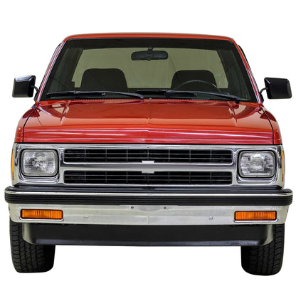 PARRILLA GRILLE - CV S10/SONOMA/JIMMY '82-'93/ GRILLE ASS'Y 91-93/ CHROME/BLACK/ (S10) (SEALED BEAM)//PARTS.NO,GM1200147//OEM NO,15675049