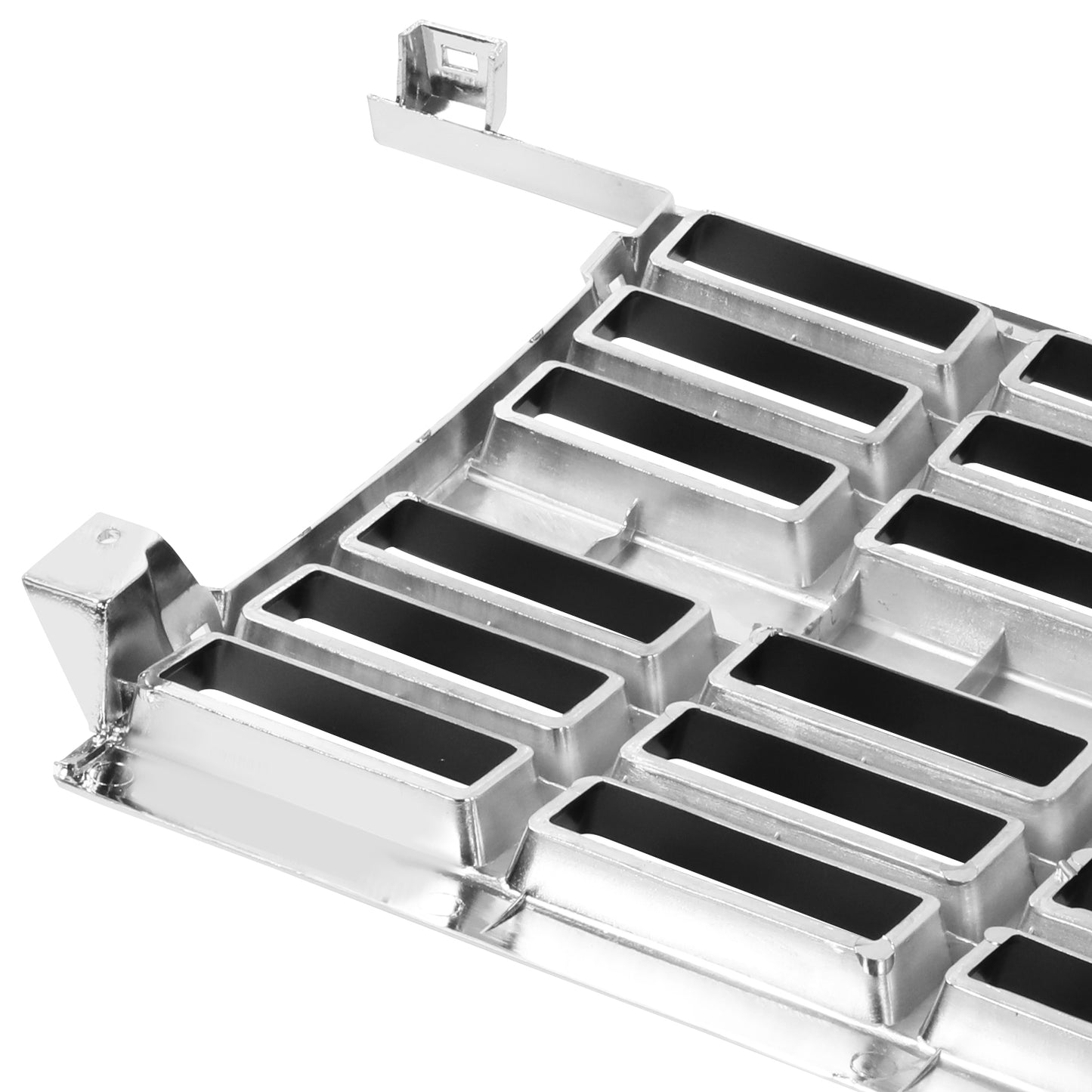 PARRILLA GRILLE - CV C10/GC '88-'93/'94-'01/ GRILLE ASS'Y 88-91/ CHROME/SILVER (CHEVY)/ (DUAL RECT. H/L)/ (SAME=BLAZER=SUBURBAN=TAHOE)//PARTS.NO,GM1200169//OEM NO,15628796